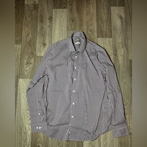 Michael Kors Slim Fit Travel Stretch Long Sleeve Button Up Shirt XL